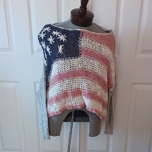 Patriotic Knit Women's Sweater